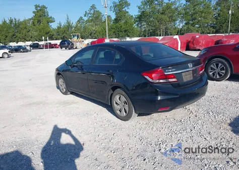 2014 Honda Civic Lx from USA, damaged, VIN 19XFB2E58EE016692